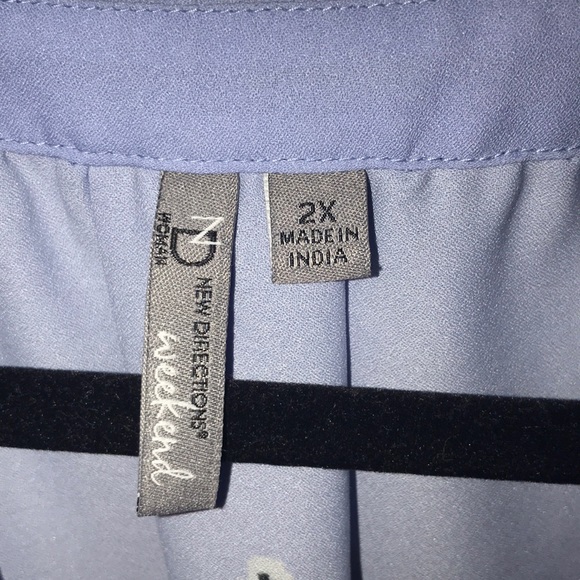 2X NEW DIRECTIONS DRESSY TOP - Picture 6 of 7